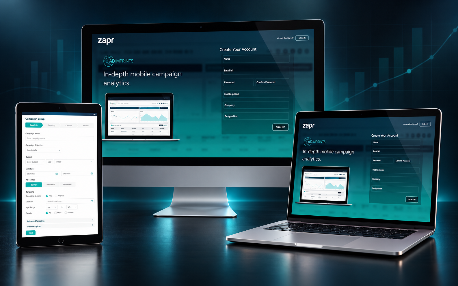 Adimprints campaign analytics platform across devices